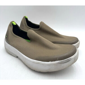 OOFOS Tan Slip-On Athletic Shoes